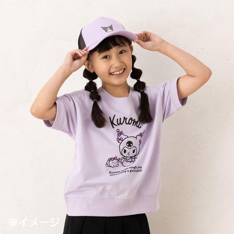 Kuromi Kids Mesh Cap Purple Black Sanrio Japan 2025