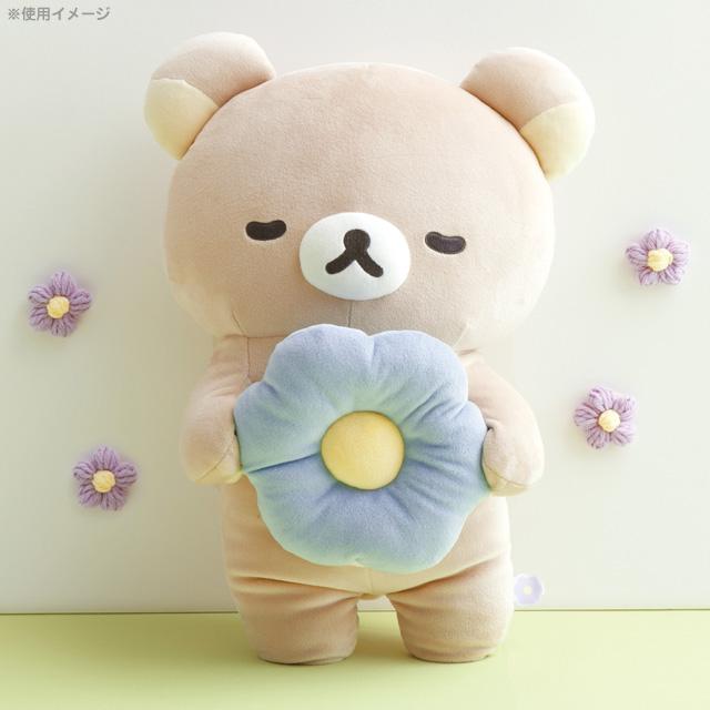 BASIC RILAKKUMA Flower Cushion San-X Japan 2025