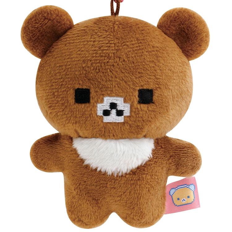 Chairoikoguma Plush Keychain Gaming Rilakkuma San-X Japan 2025