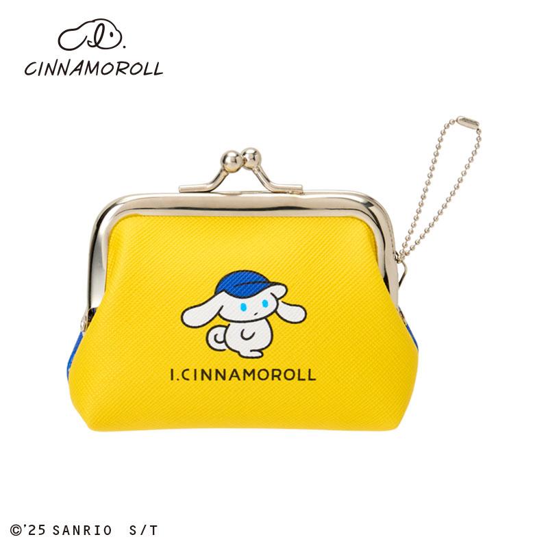 Cinnamoroll Clasp Coin Case Pouch I.CINNAMOROLL Yellow Blue Sanrio Japan 2025