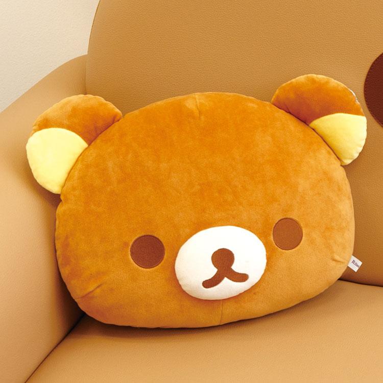 Rilakkuma Cushion Face Tweed Lovely House San-X Japan 2024