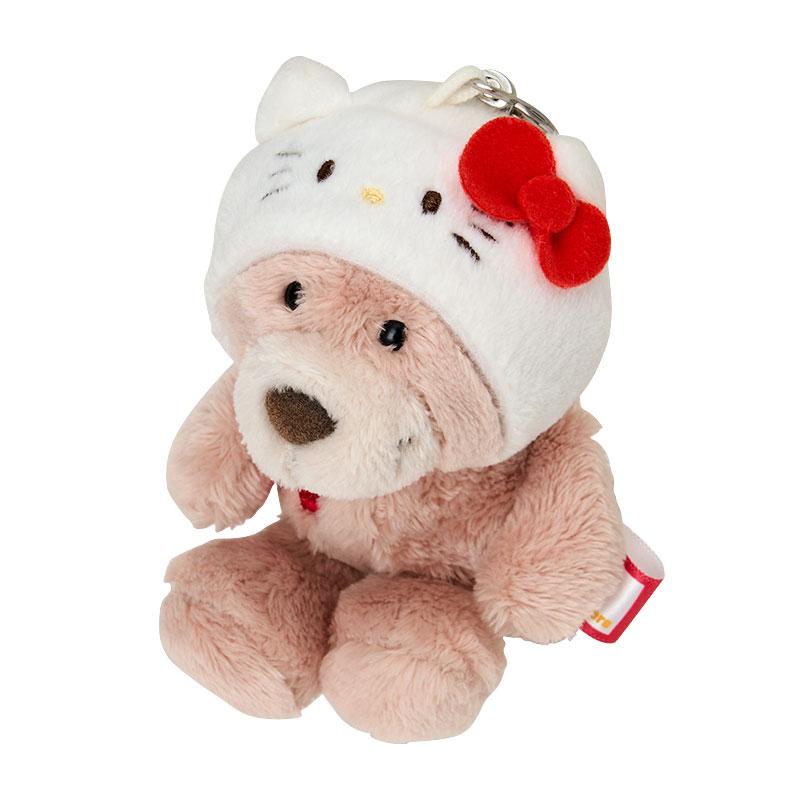 Love Bear Hello Kitty Plush Keychain NICI Sanrio Japan 2025