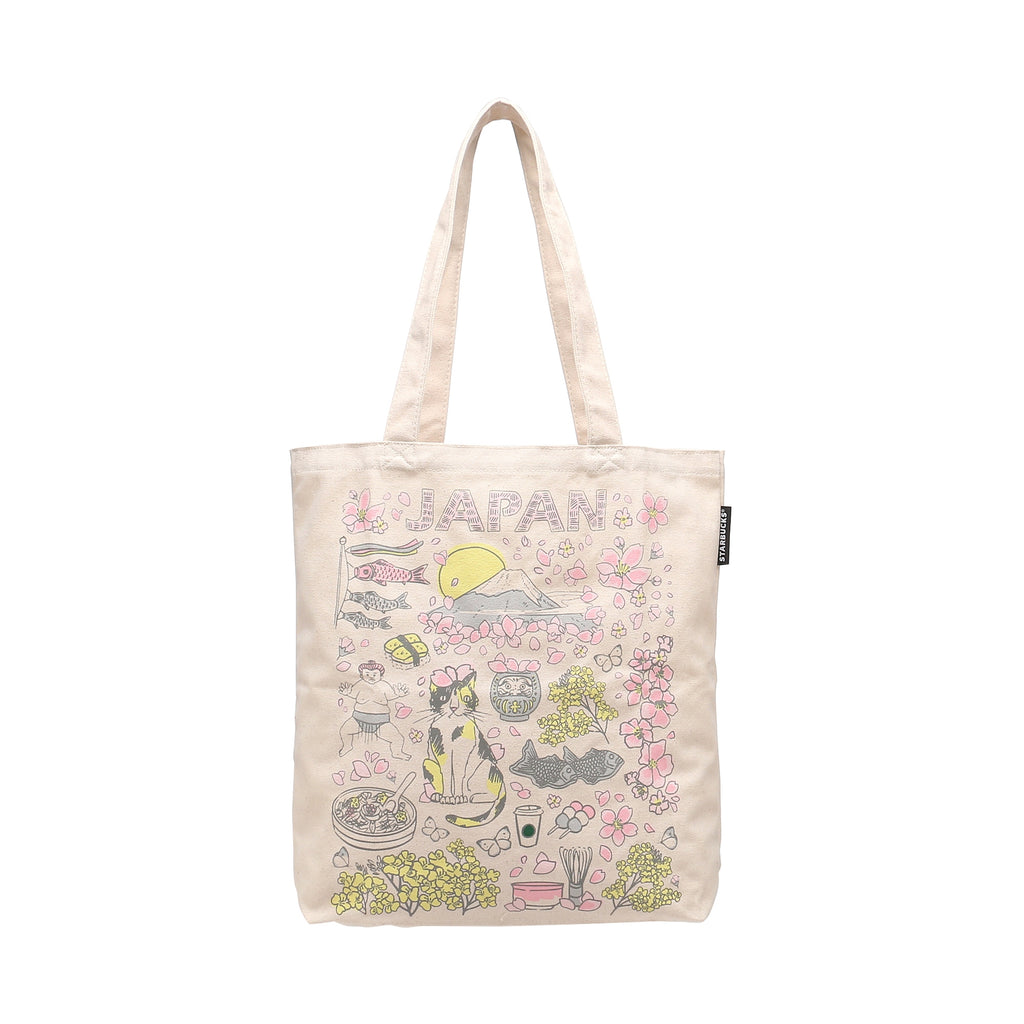 Starbucks Japan SAKURA 2024 Been There Series Tote Bag Spring