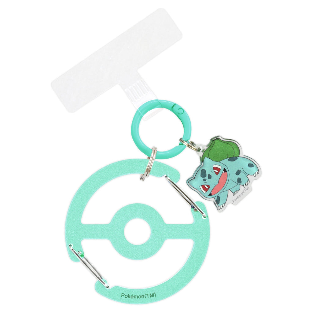 Bulbasaur Fushigidane Multi Ring for Smartphone Carabiner Pokemon Center Japan