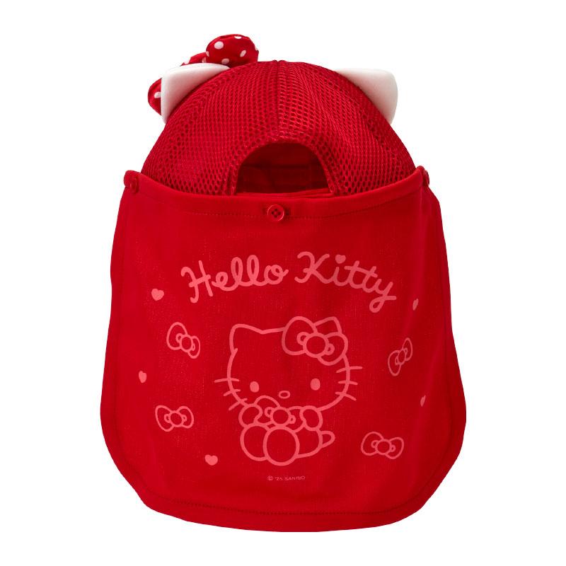 Hello Kitty Kids Mesh Cap Red Sanrio Japan 2025