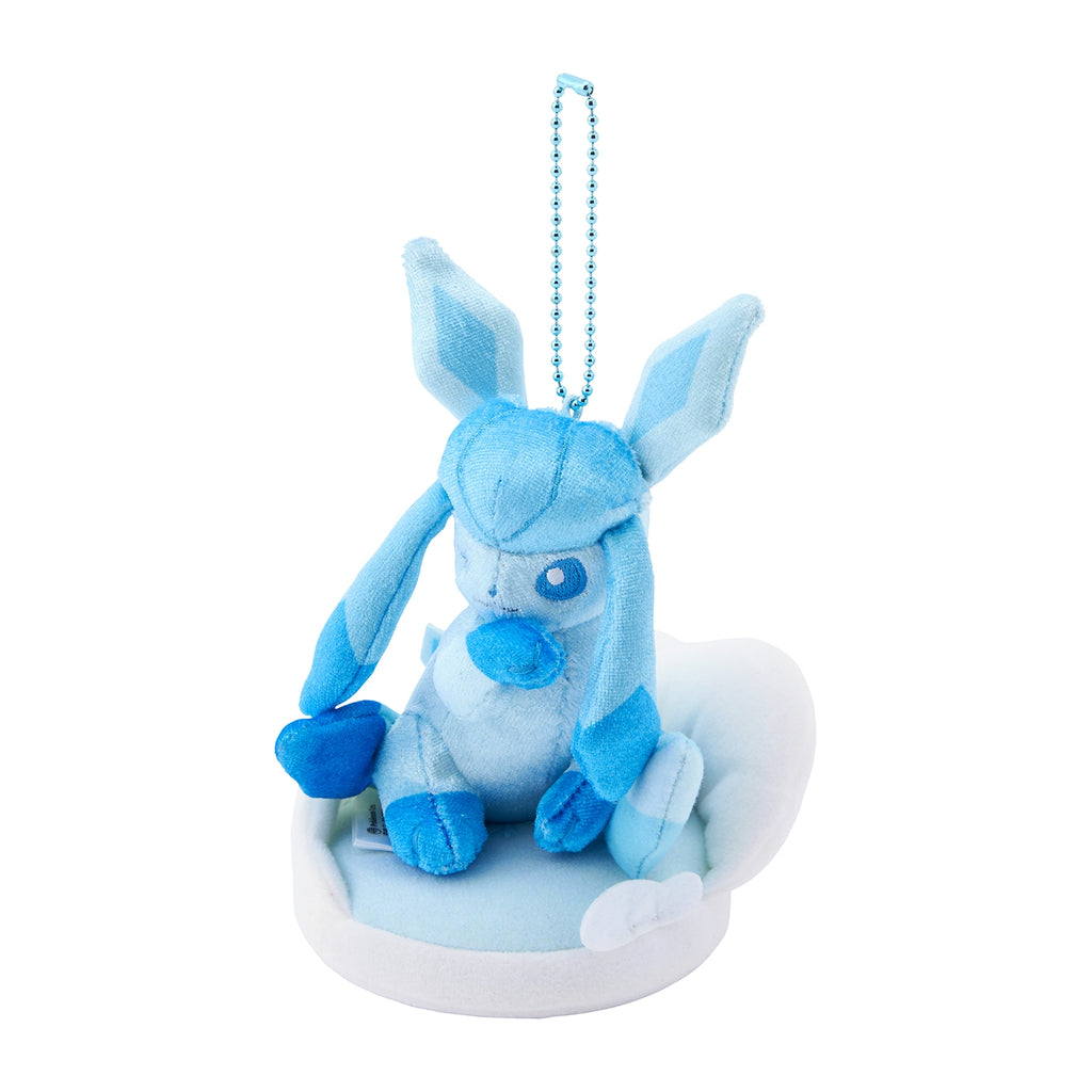 Glaceon Glacia Plush Keychain with Field OTENKI TEAM Pokemon Center Japan 2025