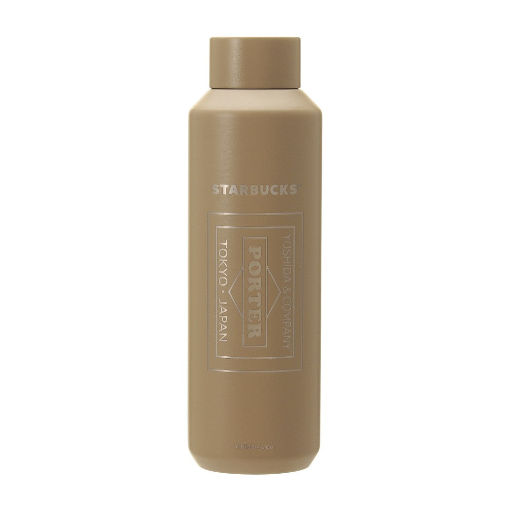 Starbucks Japan PORTER Recycled Stainless Bottle Matte Beige 591ml