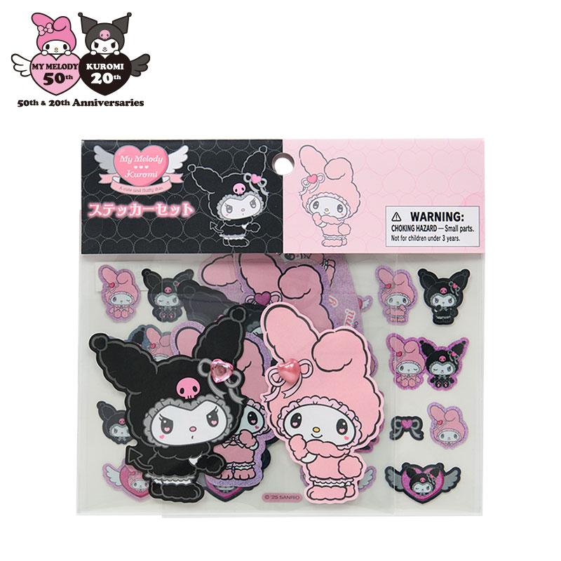 Kuromi Sticker Set Melousa Romiusa Sanrio Japan 2025