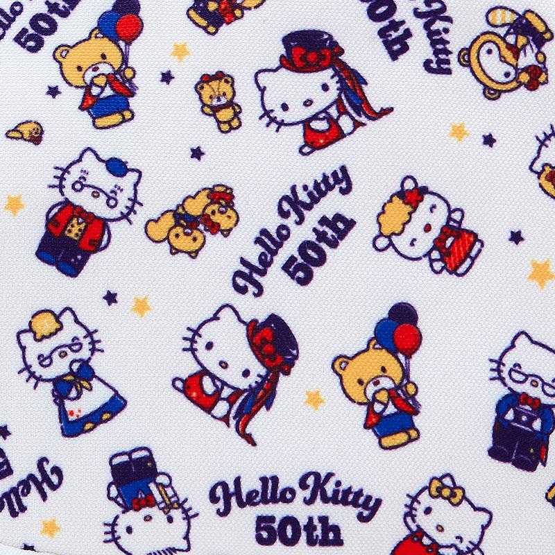 Hello Kitty 50th Anniversary Boa Face Pouch Sanrio Japan 2024