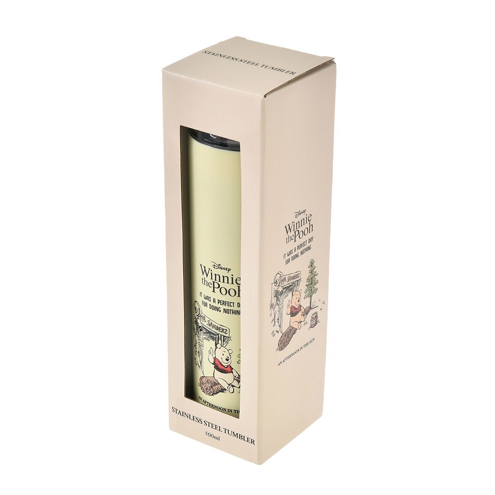 Winnie the Pooh Straw Stainless Tumbler Disney Store Japan 2025