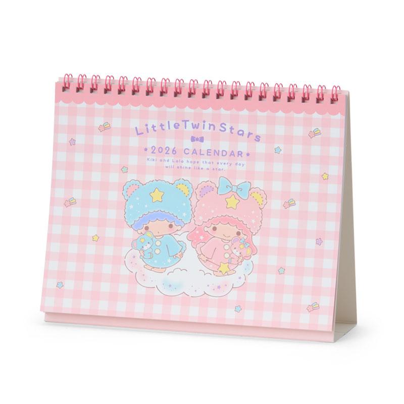 Little Twin Stars Kiki Lala Ring Calendar Desktop 2026 Sanrio Japan