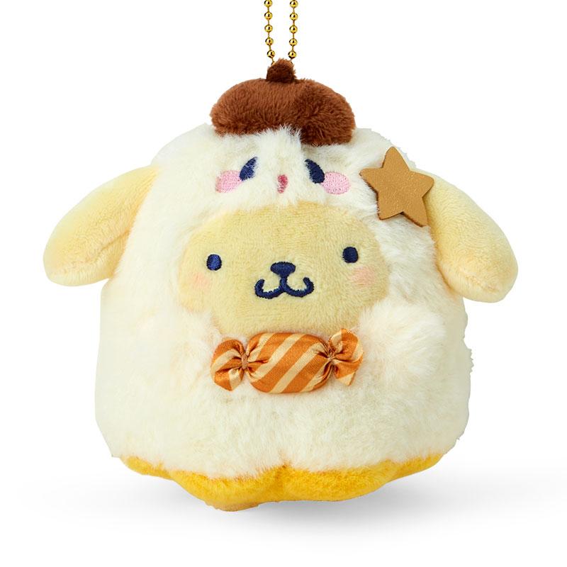 Pom Pom Purin Plush Mascot Holder Keychain Candy Ghost Sanrio Japan Halloween