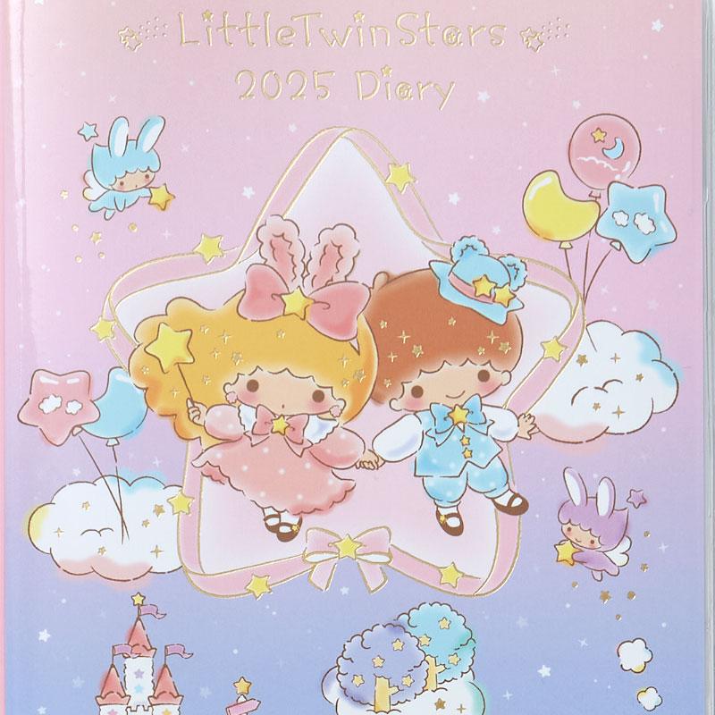 Little Twin Stars Kiki Lala 2025 Schedule Book B6 Weekly Block Sanrio Japan