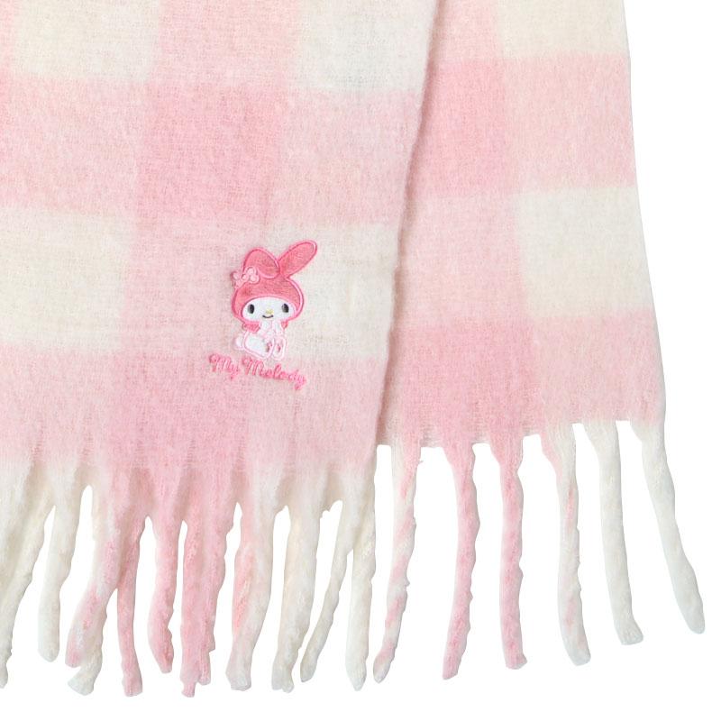 My Melody Scarf Plaid Pink Sanrio Japan 2025