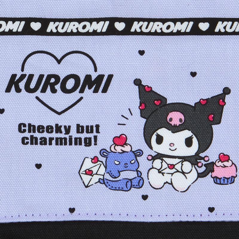 Kuromi Kids Pocket Pouch Purple Sanrio Japan