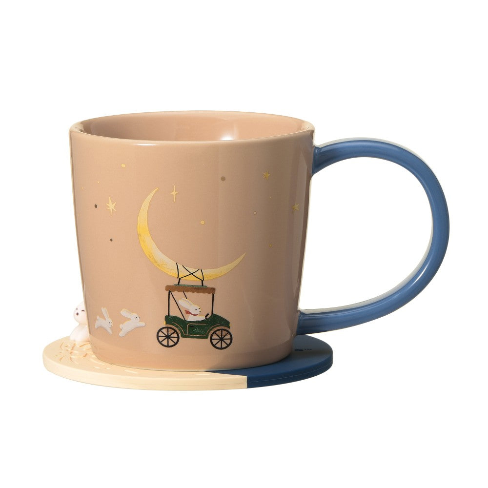 Starbucks Japan Autumn Festival 2025 Silicon Coaster Moon & Rabbit