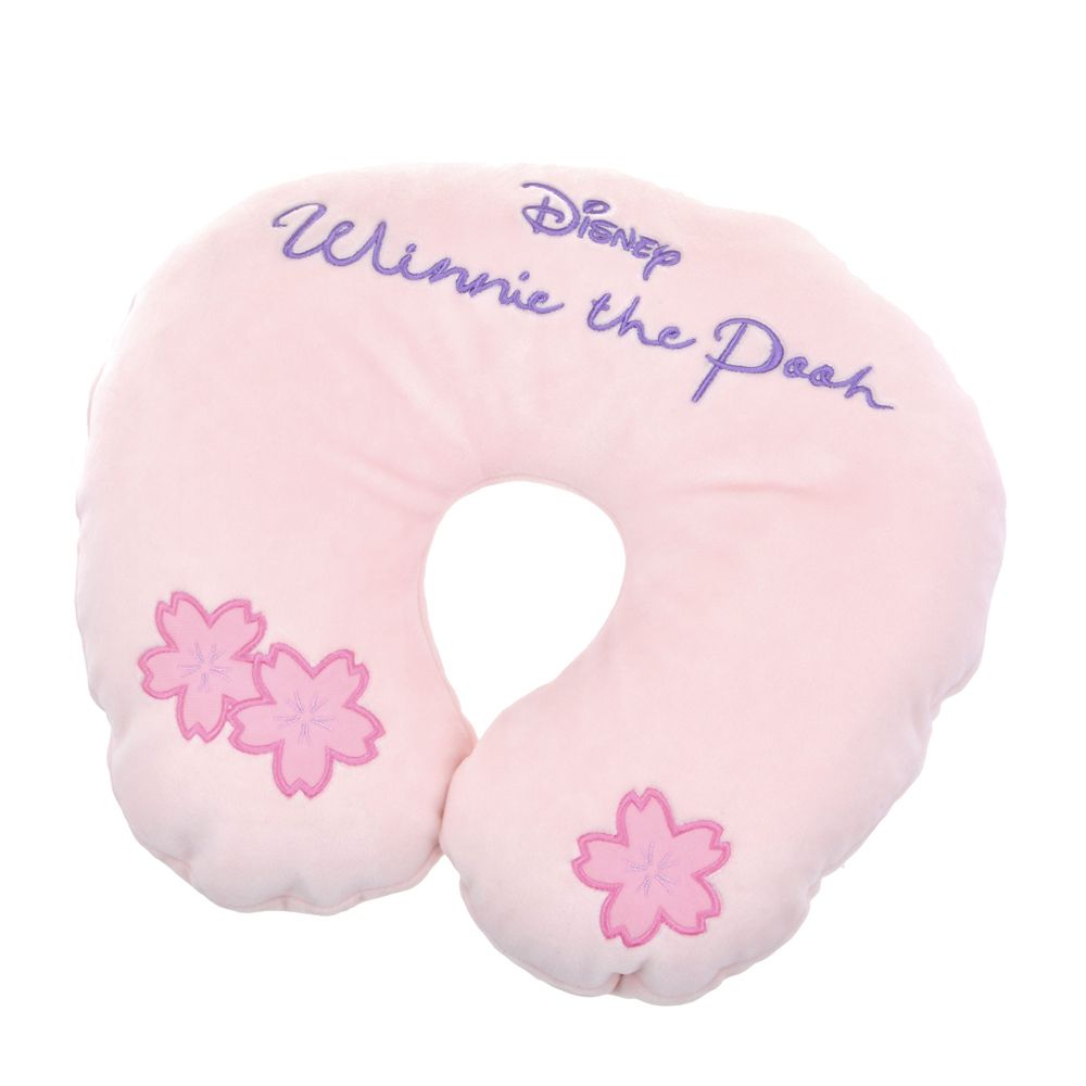 Winnie the Pooh Neck Pillow Plush Doll SAKURA Disney Store Japan 2025