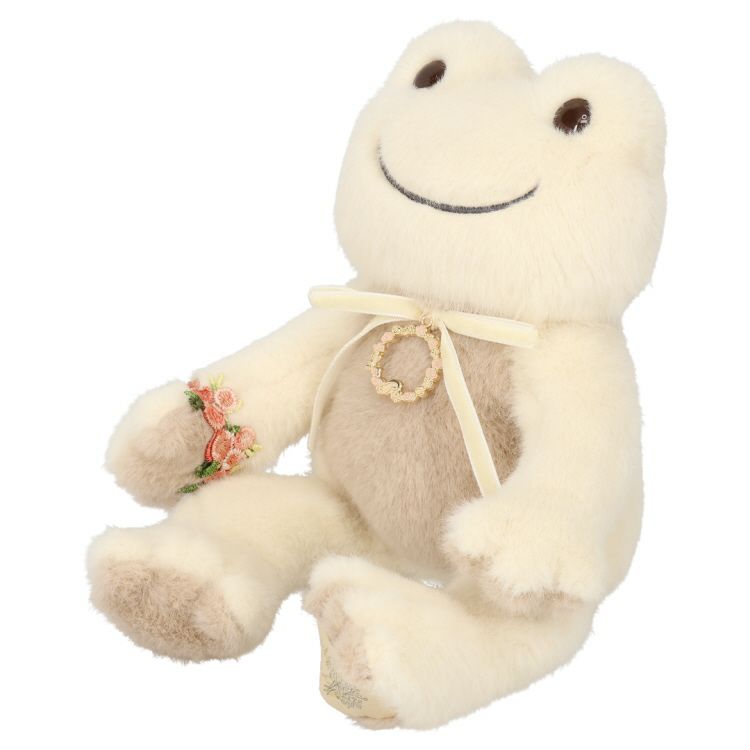 Pickles the Frog Bean Doll Plush Enchante Beige Japan 2025