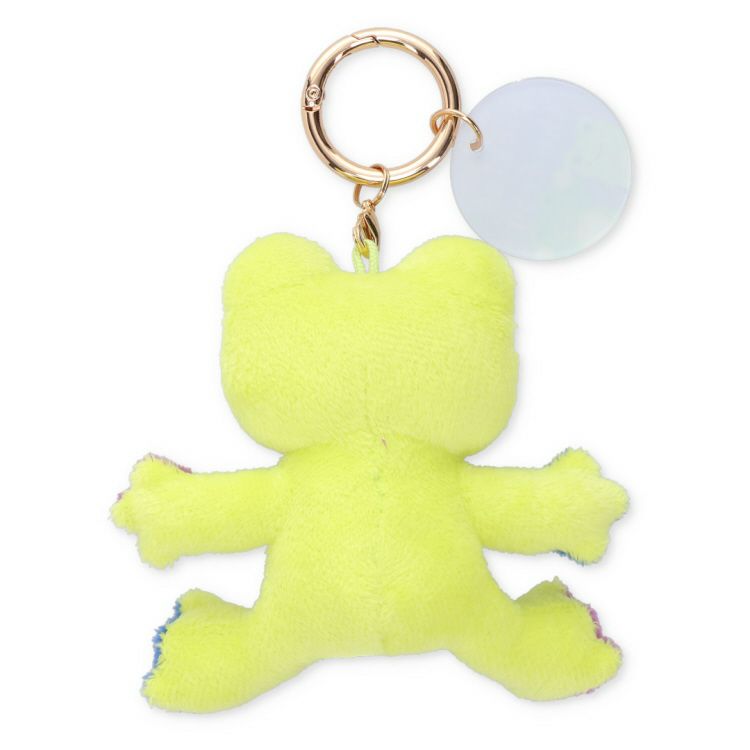 Pickles the Frog Carabiner Plush Keychain Photo Green Japan 2024