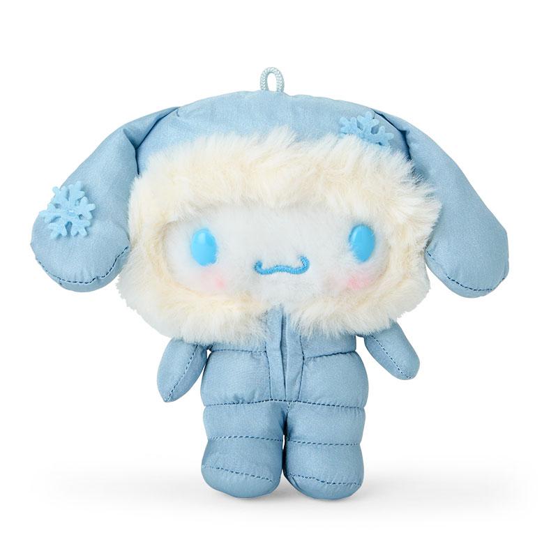 Cinnamoroll Plush Mascot Holder Keychain Fluffy Winter Sanrio Japan 2024