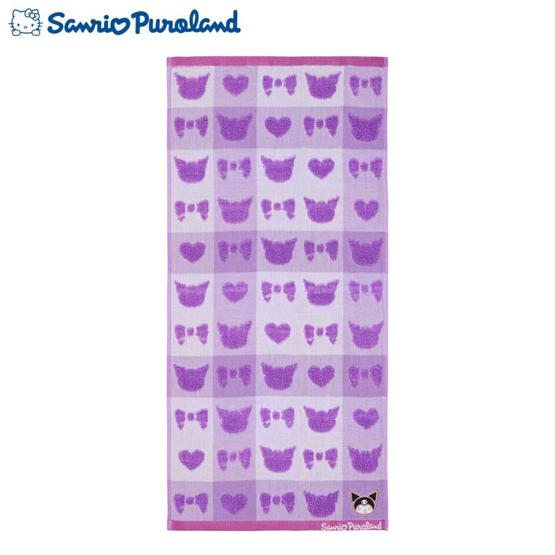 Kuromi Face Towel Puroland Limit Sanrio Japan