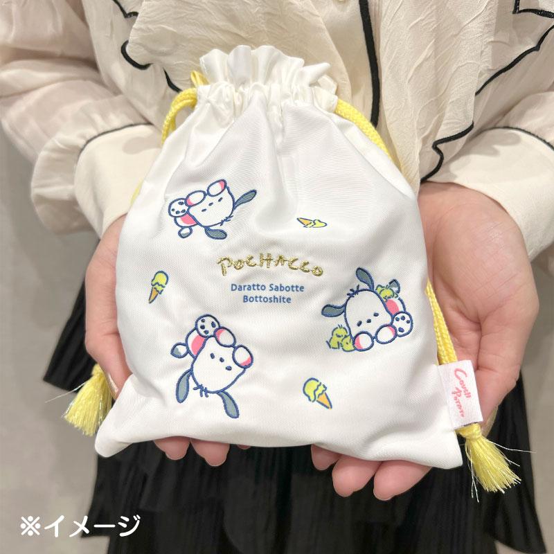 Cinnamoroll Drawstring Pouch COUCH POTATO Sanrio Japan 2025