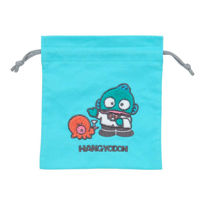 Hangyodon Drawstring Pouch Sagara Embroidery Retro Sanrio Japan 2025