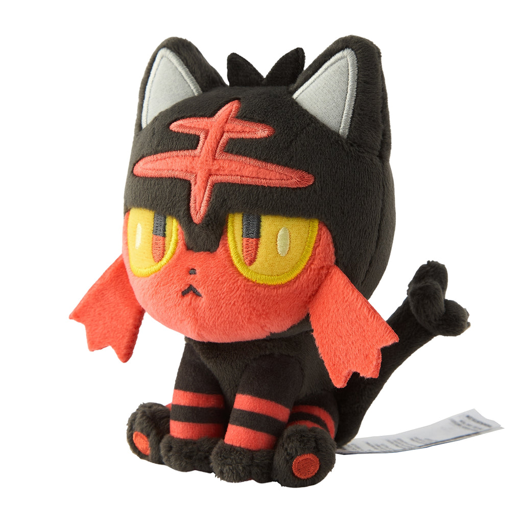 Litten Nyabby Plush Doll Sun & Moon Pokemon fit Center Japan #725
