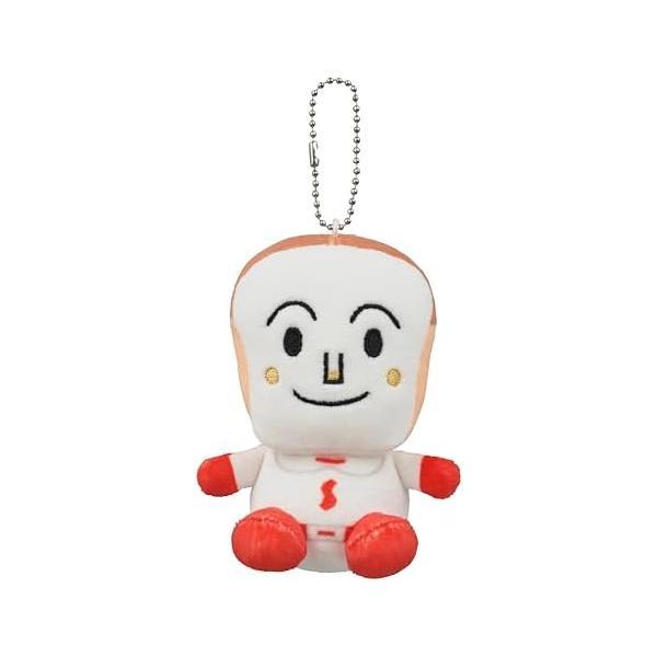 Shokupanman Mochi Fluffy Marshmallow Plush Keychain Anpanman Japan