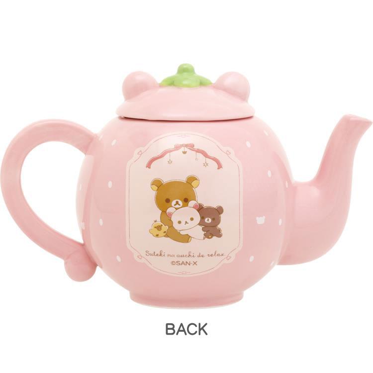 Rilakkuma Teapot Strawberry Lovely House San-X Japan 2024