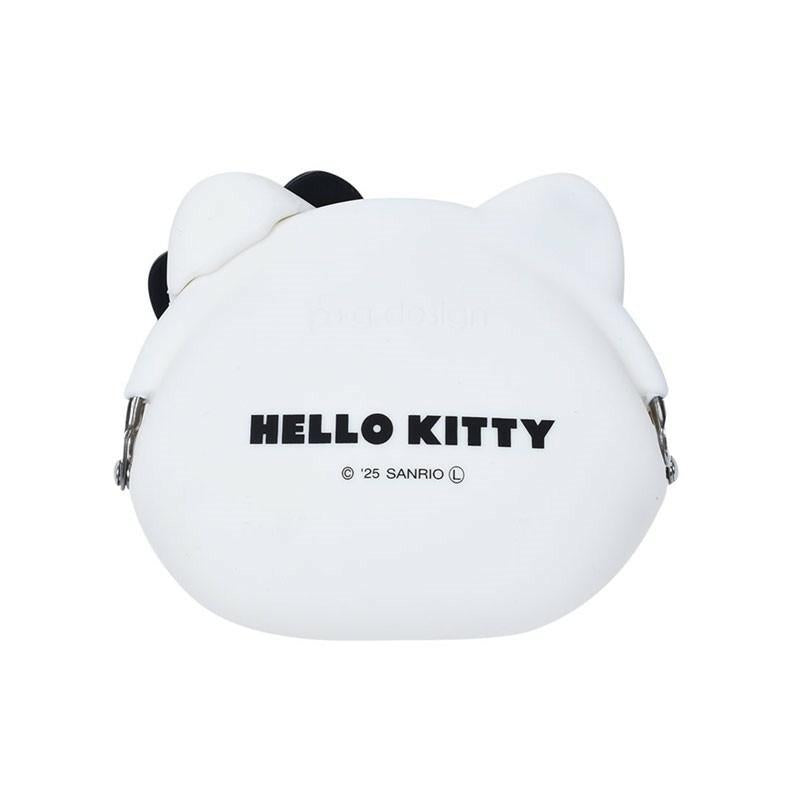 Hello Kitty Silicone mimi POCHI Pouch White Sanrio Japan 2025