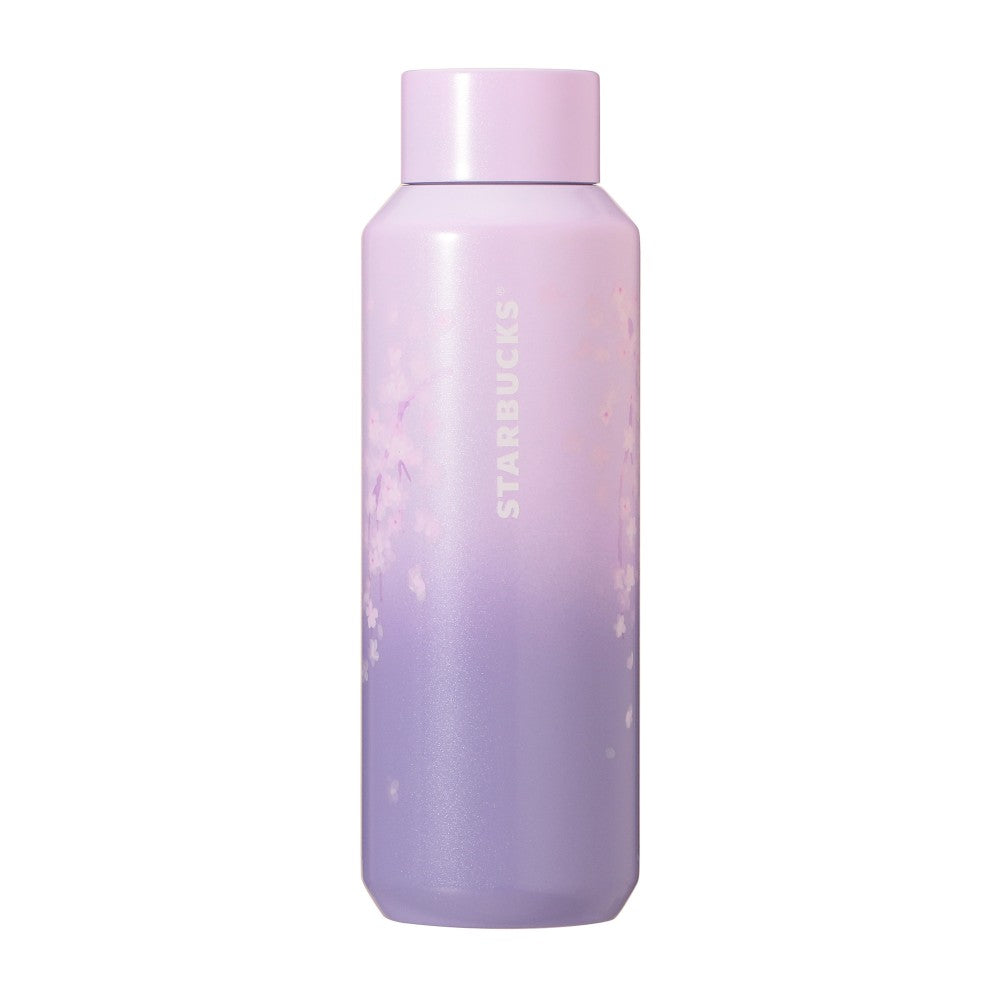 Starbucks Japan SAKURA 2025 Stainless Bottle Purple Gradation 473ml Tumbler