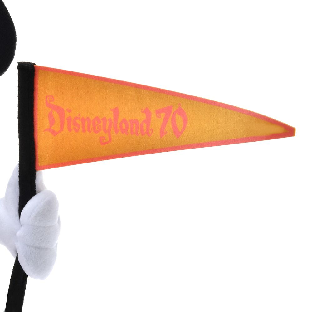 Mickey Flag Plush Doll DISNEYLAND RESORT 70TH CELEBRATION Disney Store Japan