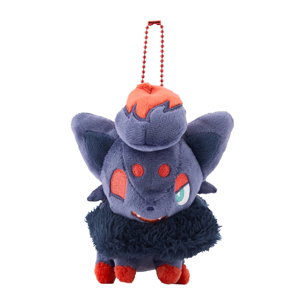 Hisuian Zorua & Zorua Zoroa Plush Keychain Friend Pair Pokemon Center Japan