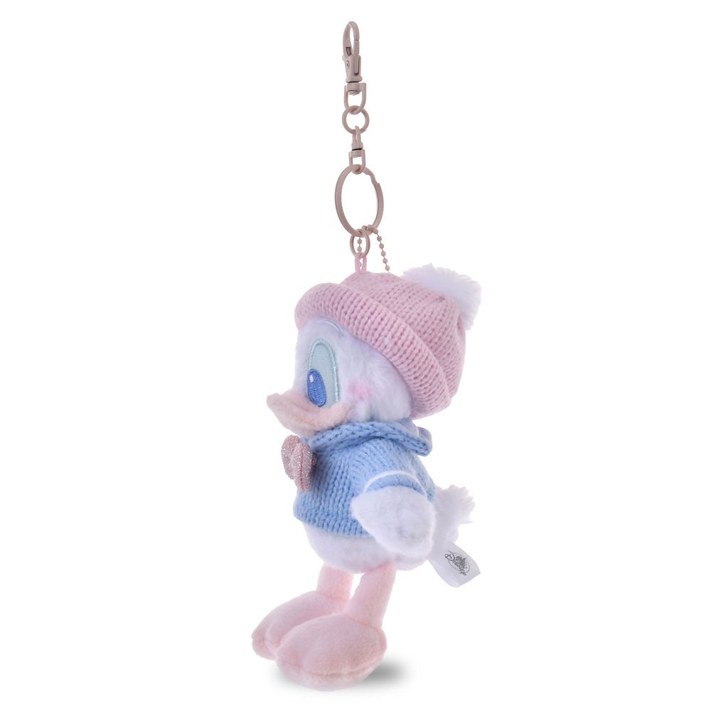 Donald Plush Keychain Blue Winter Shiny Color Disney Store Japan 2025