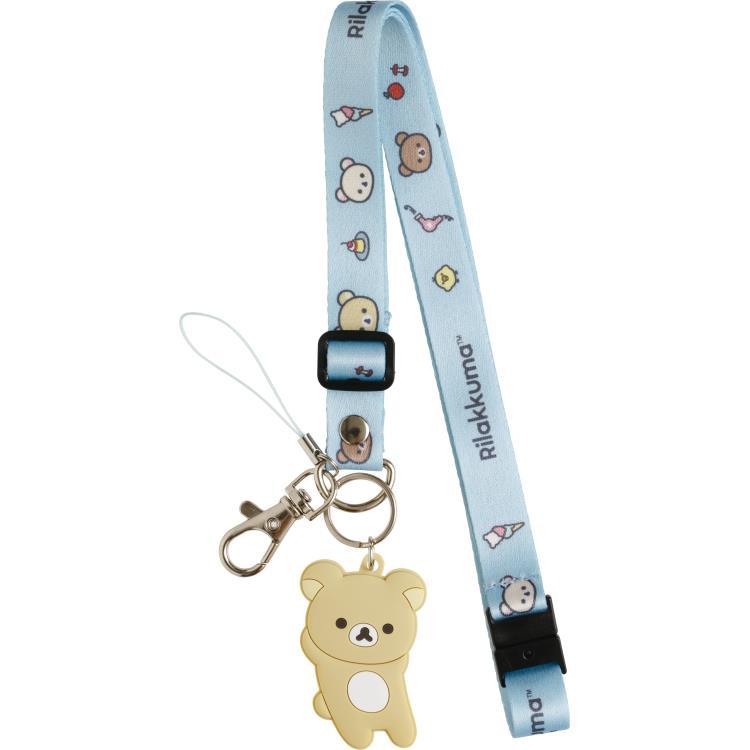 BASIC RILAKKUMA Necklace Neck Strap Blue San-X Japan 2025