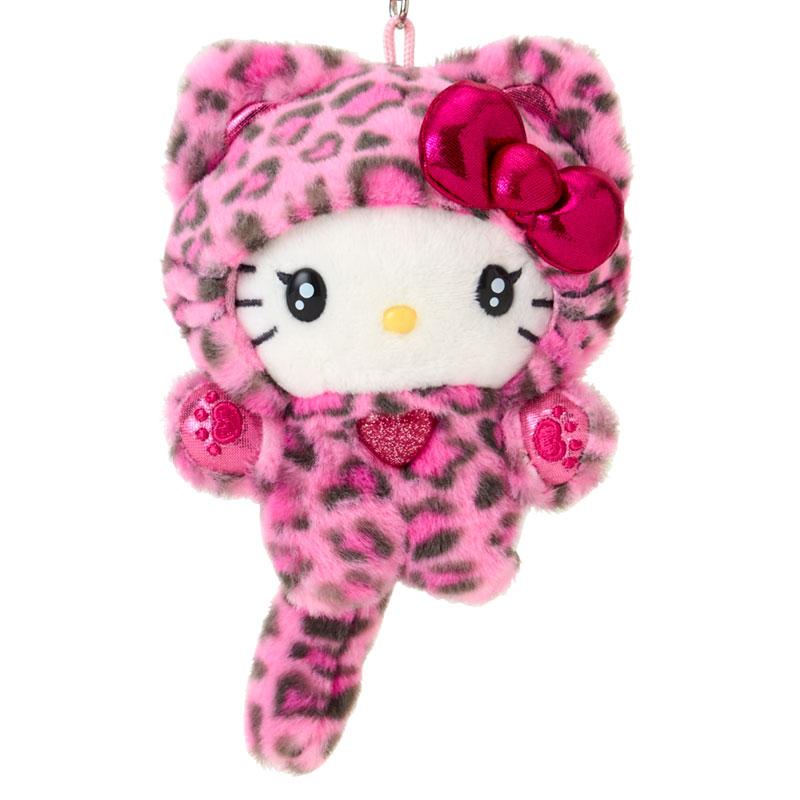 Hello Kitty Plush Mascot Holder Keychain Pink Gal Cat Sanrio Japan 2025