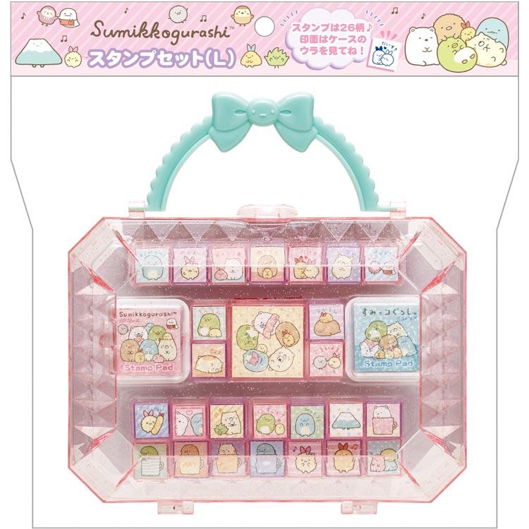 Sumikko Gurashi Stamp L 26 Designs Pink San-X Japan 2025