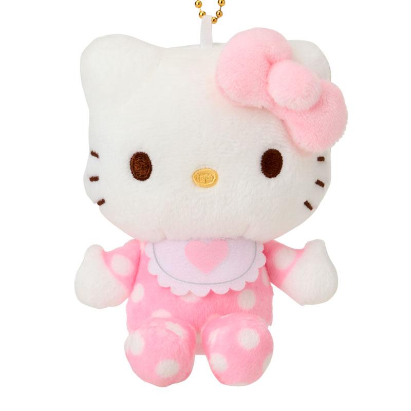 Hello Kitty Plush Keychain Baby Pink Sanrio Japan 2025