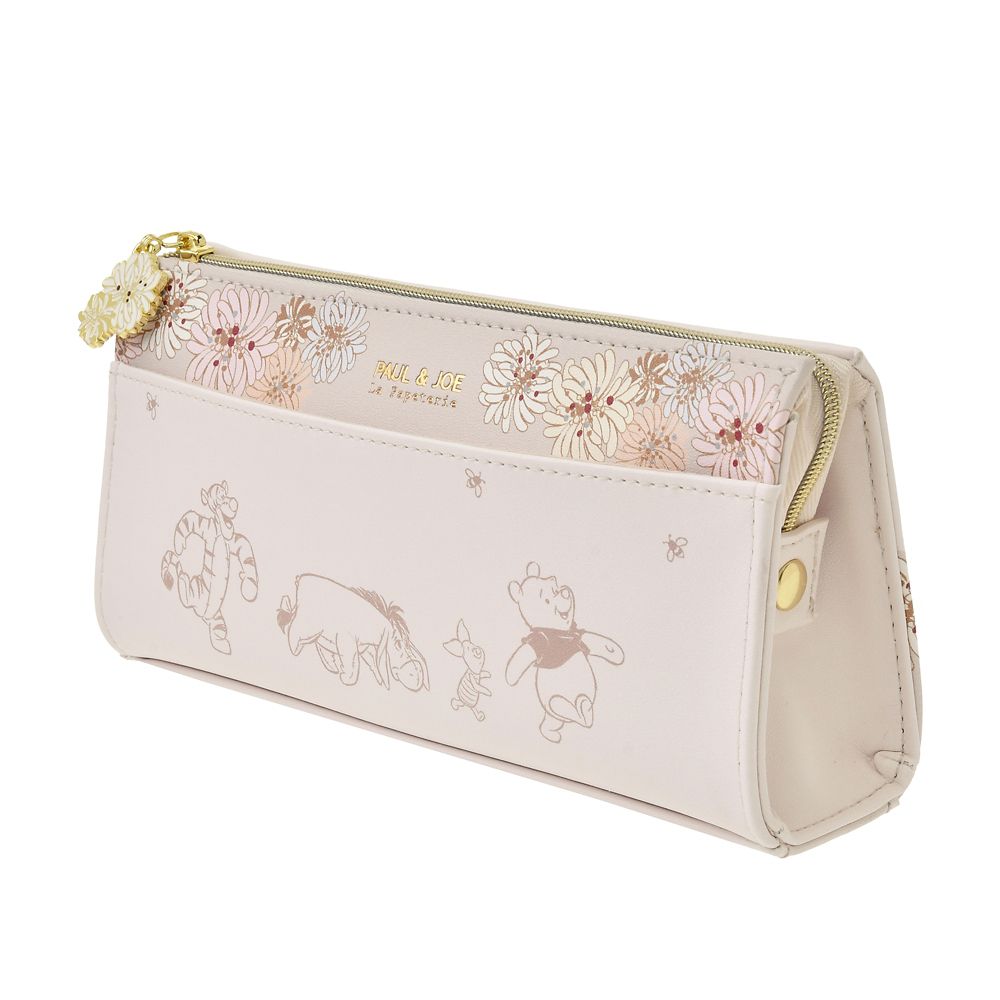 PAUL & JOE Winnie the Pooh Piglet Pen Case Pouch Chrysanthemum Disney Japan