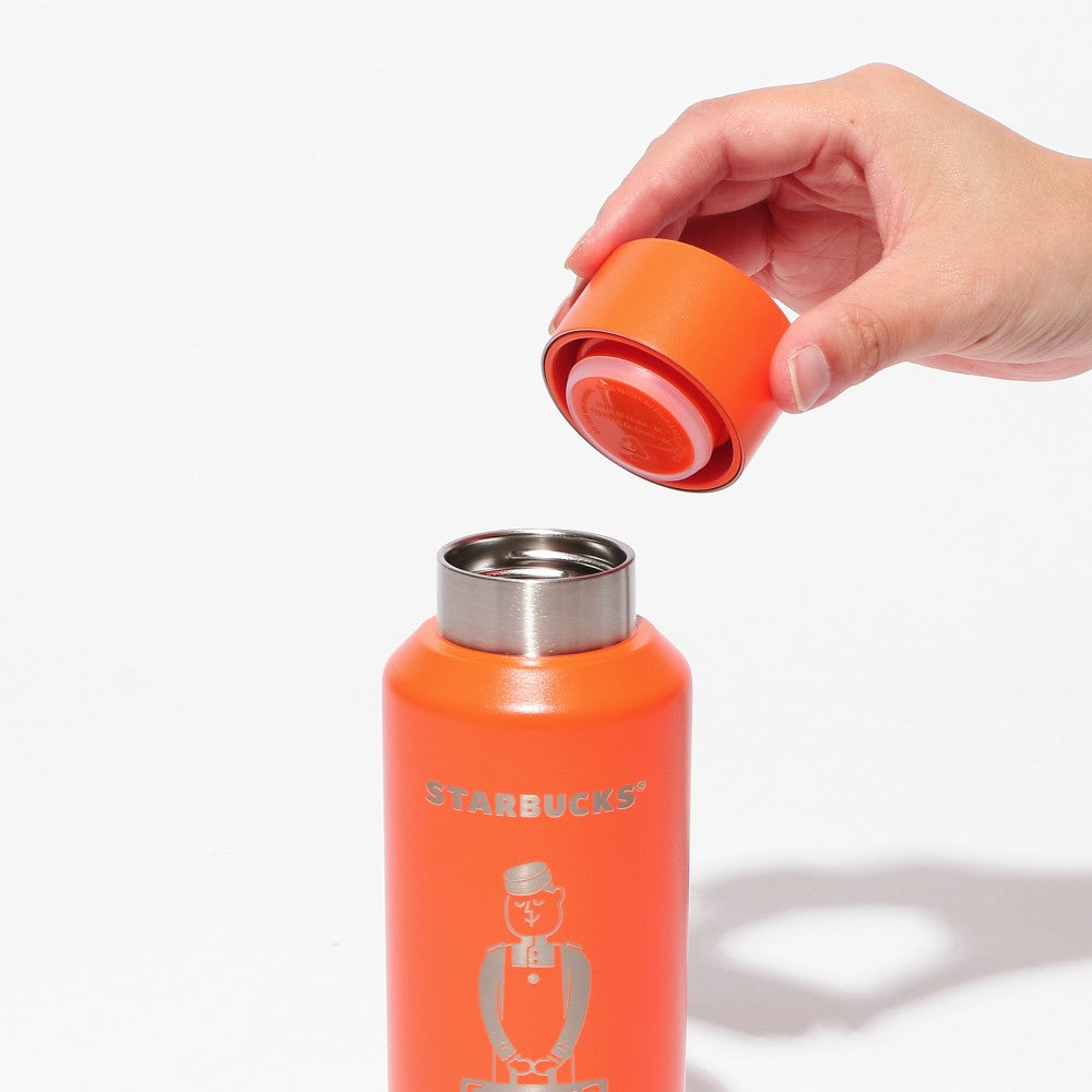 Starbucks Japan PORTER Recycled Stainless Bottle Matte Orange 355ml