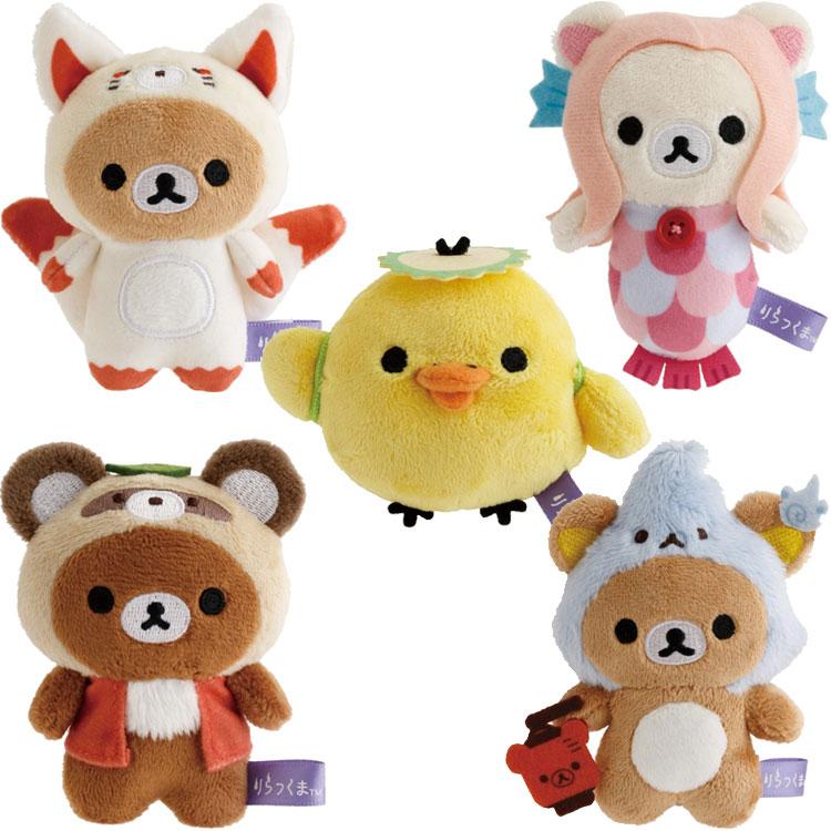 Rilakkuma mini Tenori Plush Doll Halloween 5pcs Set San-X Japan 2025