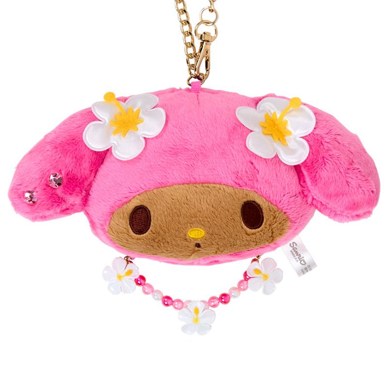 My Melody Plush Keychain Mirror Mascot Charm Tokonatsu Vacation Sanrio Japan