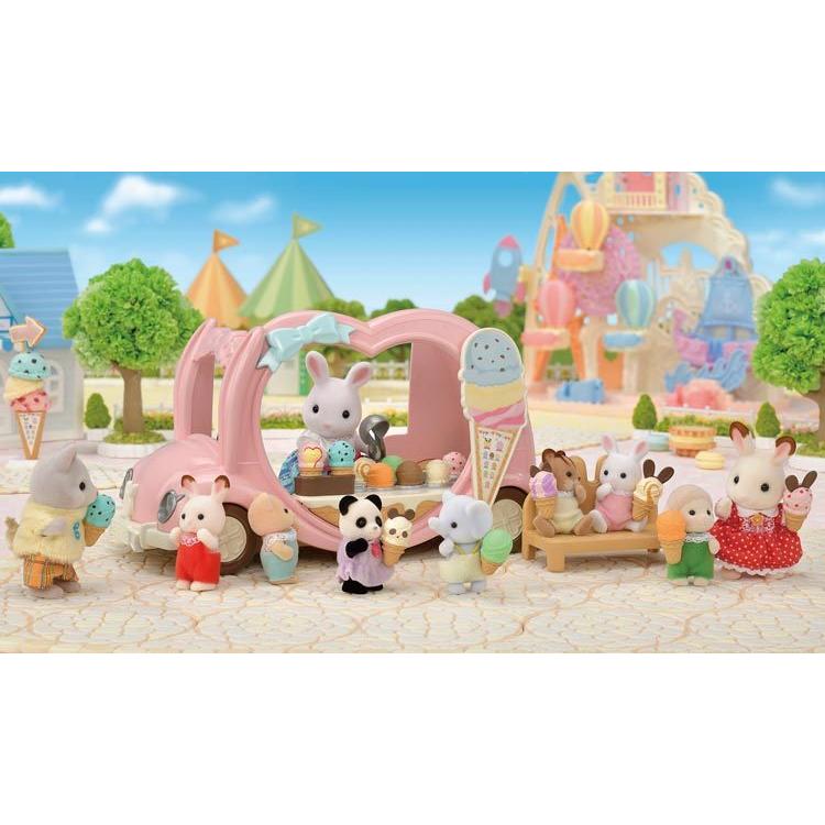 Sylvanian Families Happy Ice Cream Wagon MI-89 EPOCH Japan