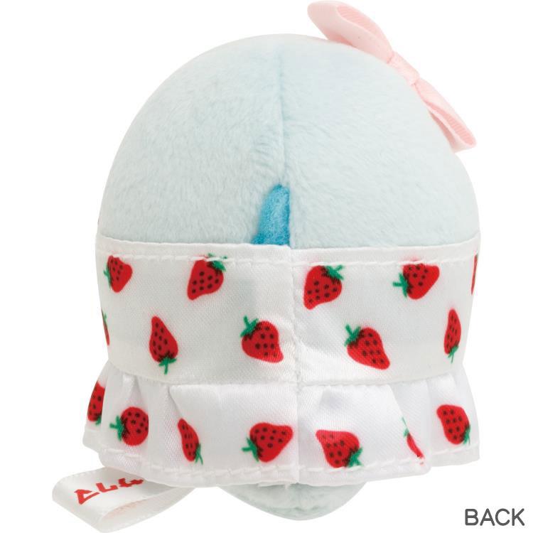 Sumikko Gurashi Tokage Lizard mini Tenori Plush Strawberry Sakuma San-X Japan