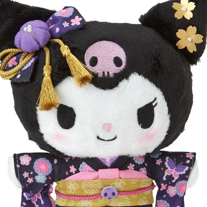 Kuromi Plush Doll Kimono Sanrio Japan Sakura 2024