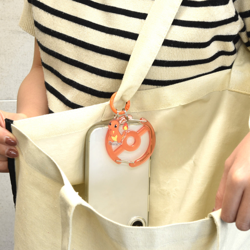 Charmander Hitokage Multi Ring for Smartphone Carabiner Pokemon Center Japan