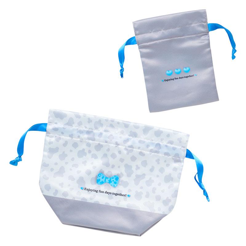 Cinnamoroll Drawstring Pouch Set Monotone Animal Sanrio Japan 2025