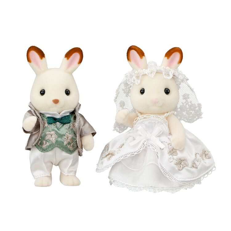Sylvanian Families Lovely Wedding Pair Set Ivy Embroidery Rabbit Japan 2025