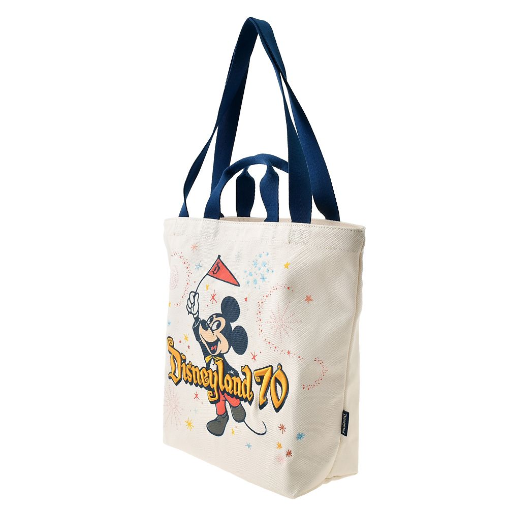 Mickey Tote Bag DISNEYLAND RESORT 70TH CELEBRATION Disney Store Japan 2025